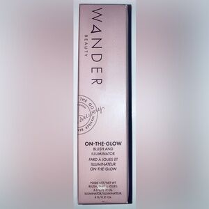 Wander Beauty On-The-Glow Blush Illuminator - NEW! Coral Rose/Nude Glow.
